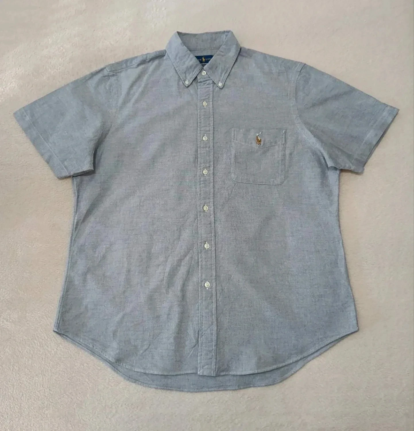 Short sleeve Ralph Lauren grey shirt Size L – photo 2